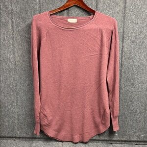 Altar'd State Mauve Long Sleeve Top